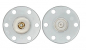Preview: Poly/Metalldruckknopf 20 mm transparent